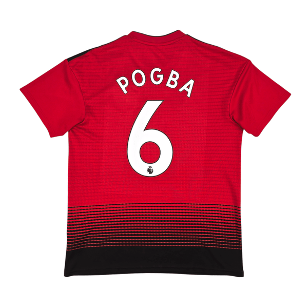 2018/19 Manchester United Home Football Shirt (M) Adidas #6 Pogba