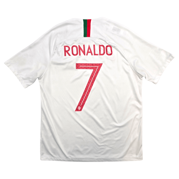 2018/19 Portugal Away Football Shirt (L) Nike #7 Ronaldo