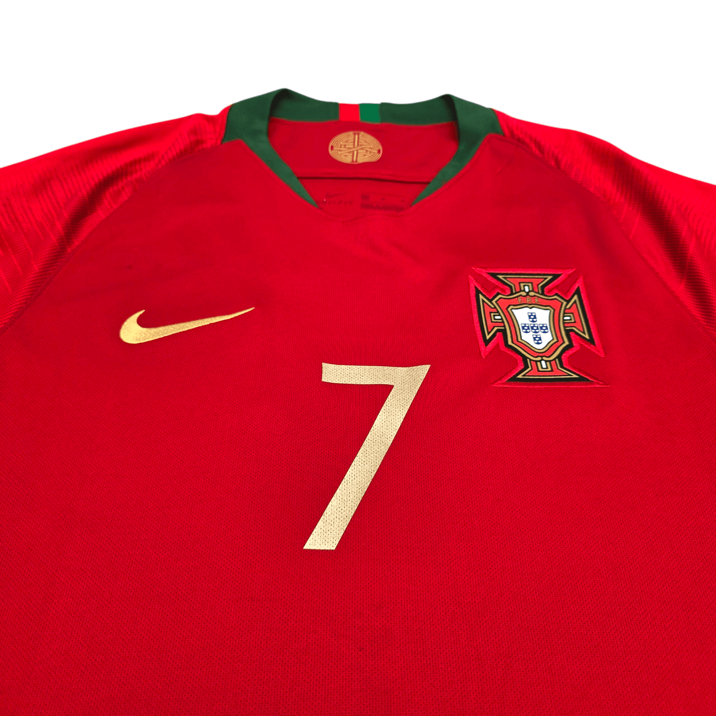2018/19 Portugal Home Football Shirt (M) Nike #7 Ronaldo