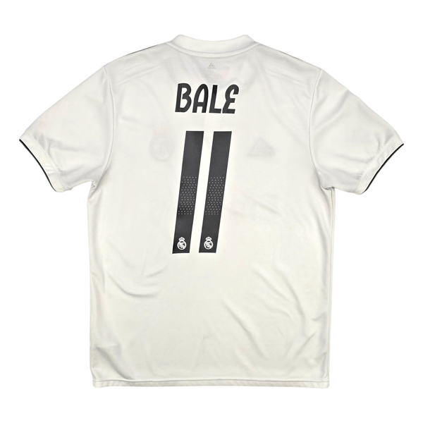 2018/19 Real Madrid Home Football Shirt (M) Adidas #11 Bale