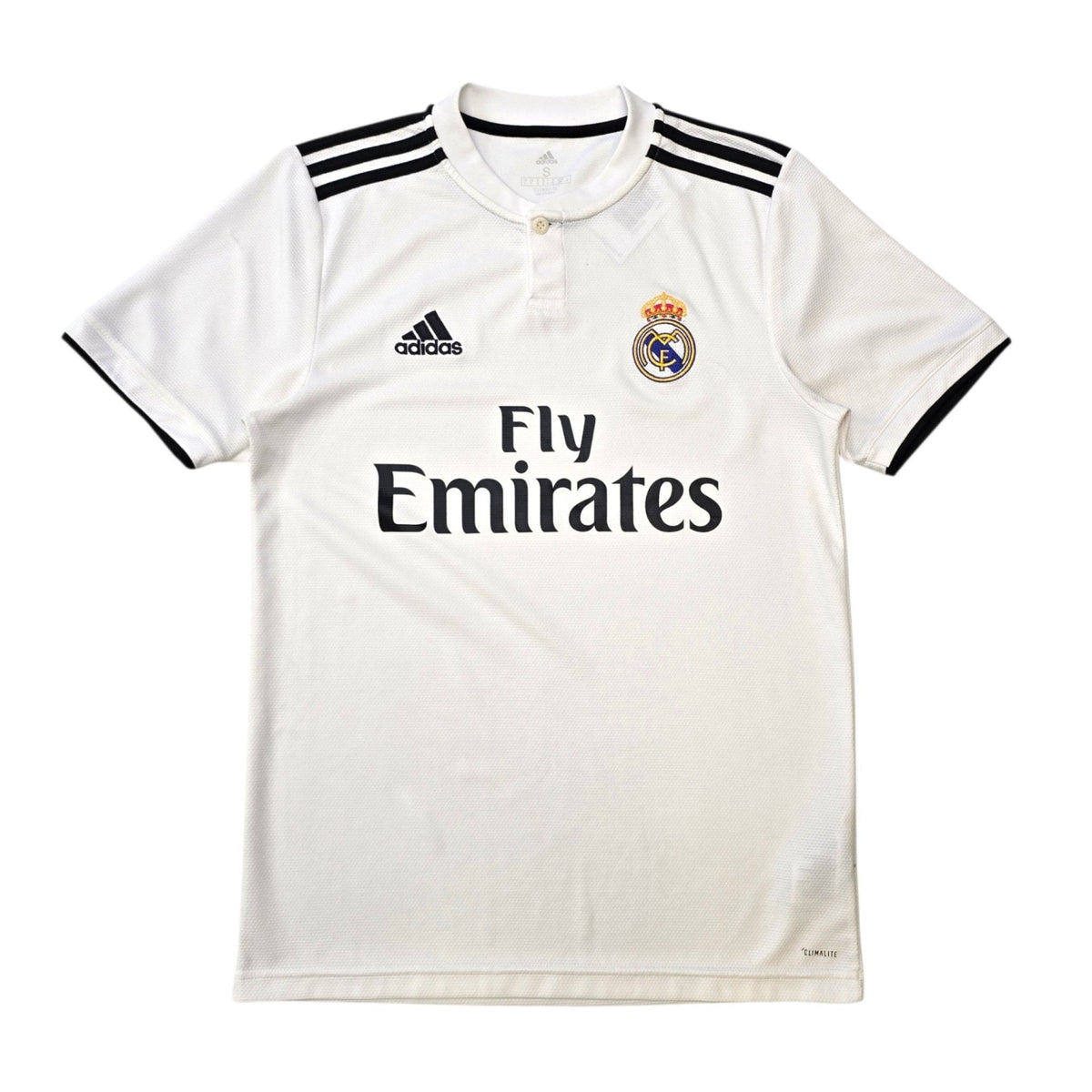2018/19 Real Madrid Home Football Shirt (S) Adidas