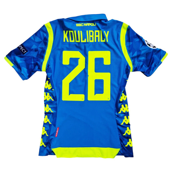 2018/19 SSC Napoli Home Football Shirt (M) Kappa #26 Koulibaly