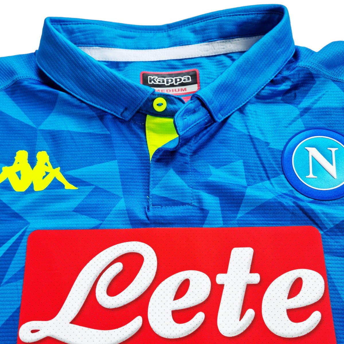 2018/19 SSC Napoli Home Football Shirt (M) Kappa #26 Koulibaly