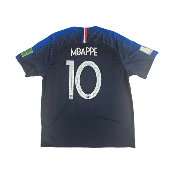 2018/20 France Home Football Shirt (XL) Nike # 10 Mbappe