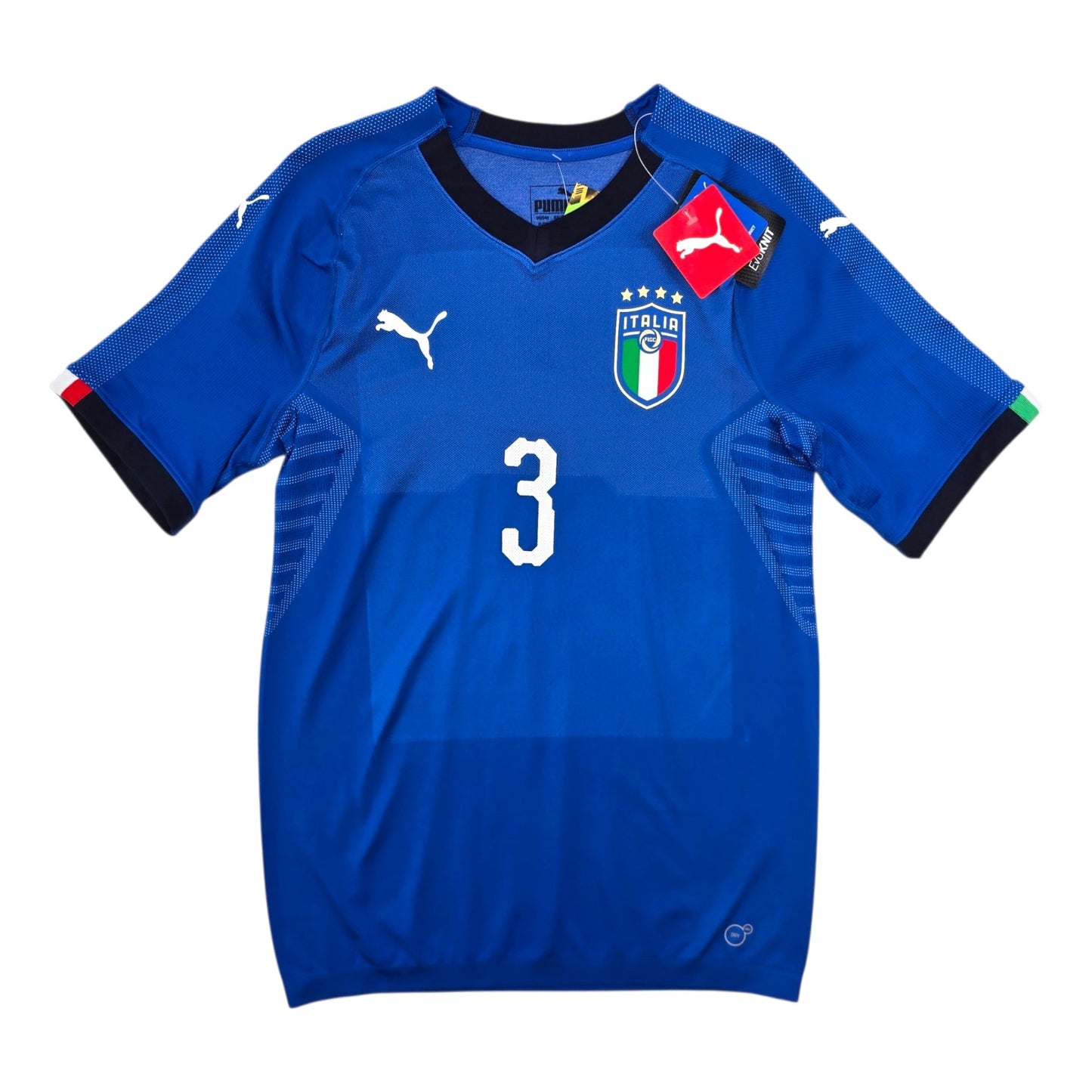 2018/20 Italy Home Football Shirt (XL) Puma #3 Chiellini (BNWTs)