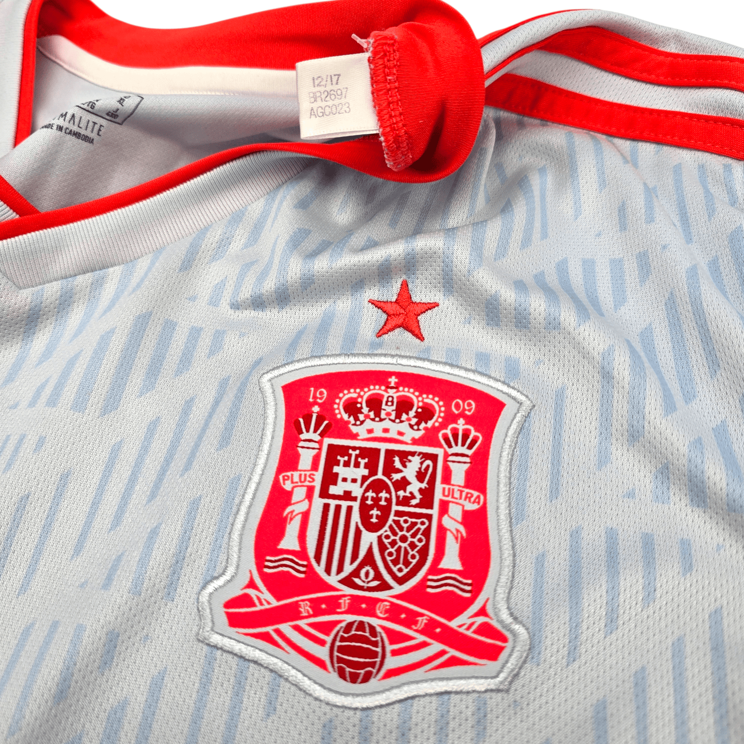 2018/20 Spain Away Football Shirt (XL) Adidas #21 Silva