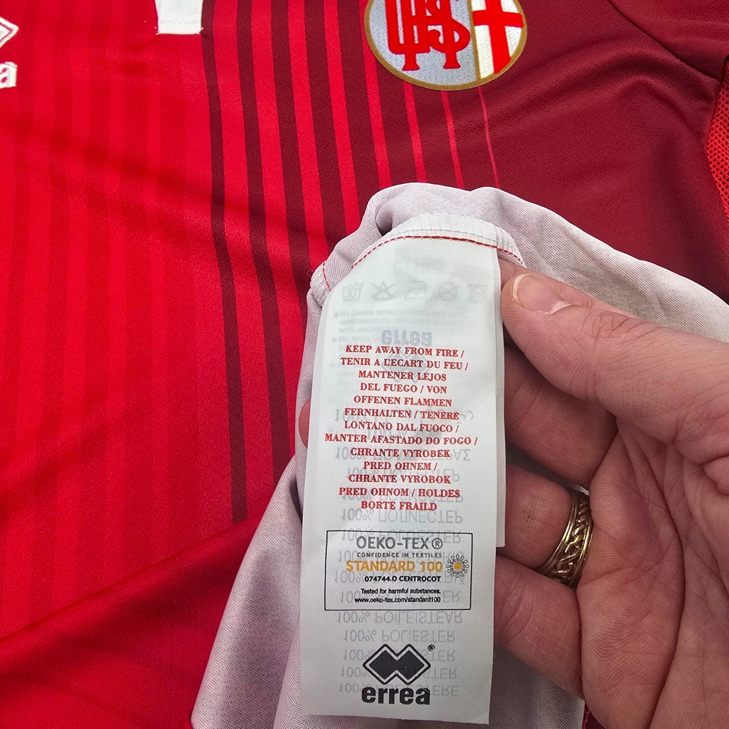 2019/20 Alessandria Away Football Shirt (M) Errea