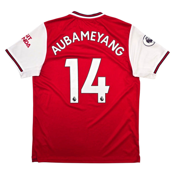 2019/20 Arsenal Home Football Shirt (L) Adidas #14 Aubameyang