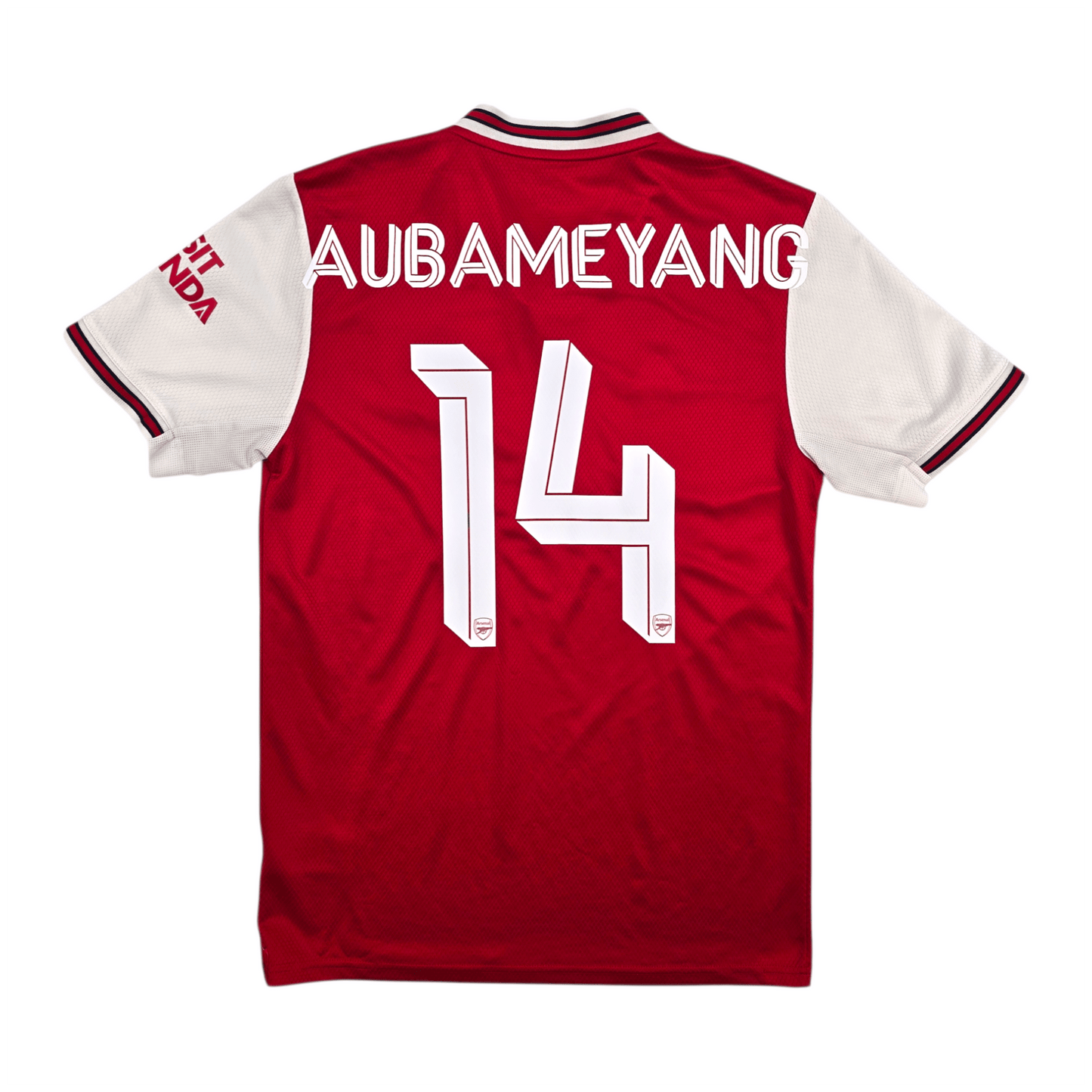 2019/20 Arsenal Home Football Shirt (S) Adidas #14 Aubameyang