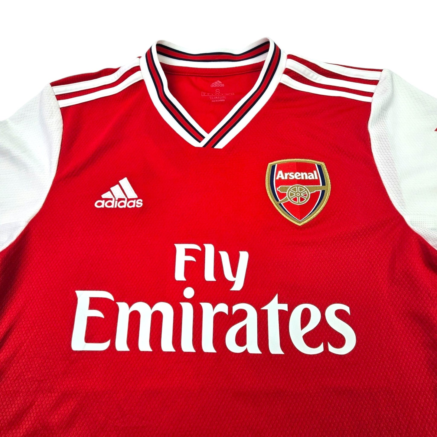 2019/20 Arsenal Home Football Shirt (S) Adidas #35 Martinelli