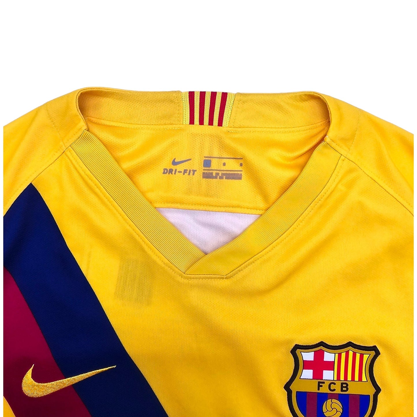 2019/20 Barcelona Away Football Shirt (L) Nike #10 Messi