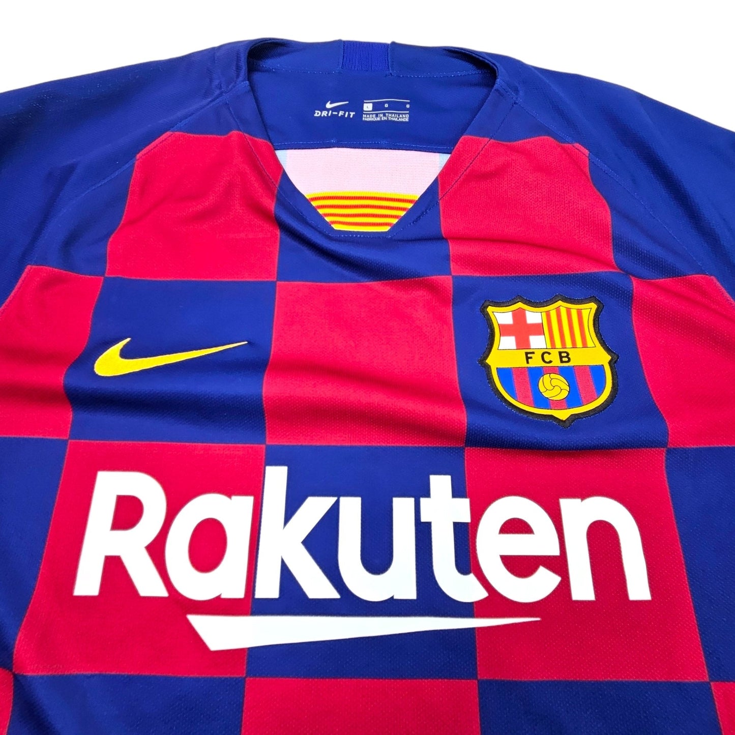 2019/20 Barcelona Home Football Shirt (L) Nike #3 Pique
