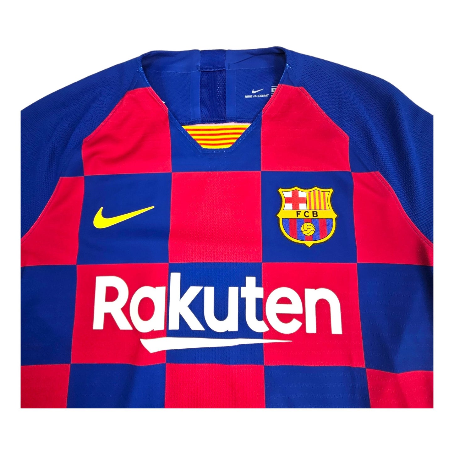 2019/20 Barcelona  Home Football Shirt (M) Nike # 21 De Jong (Player Spec)