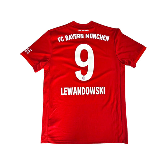 2019/20 Bayern Munich Home Football Shirt (M) Adidas # 9 Lewandowski