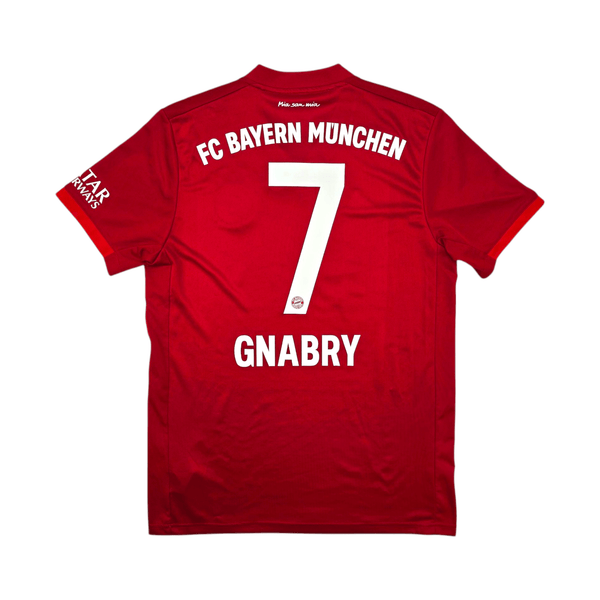2019/20 Bayern Munich Home Football Shirt (S) Adidas #7 Gnabry