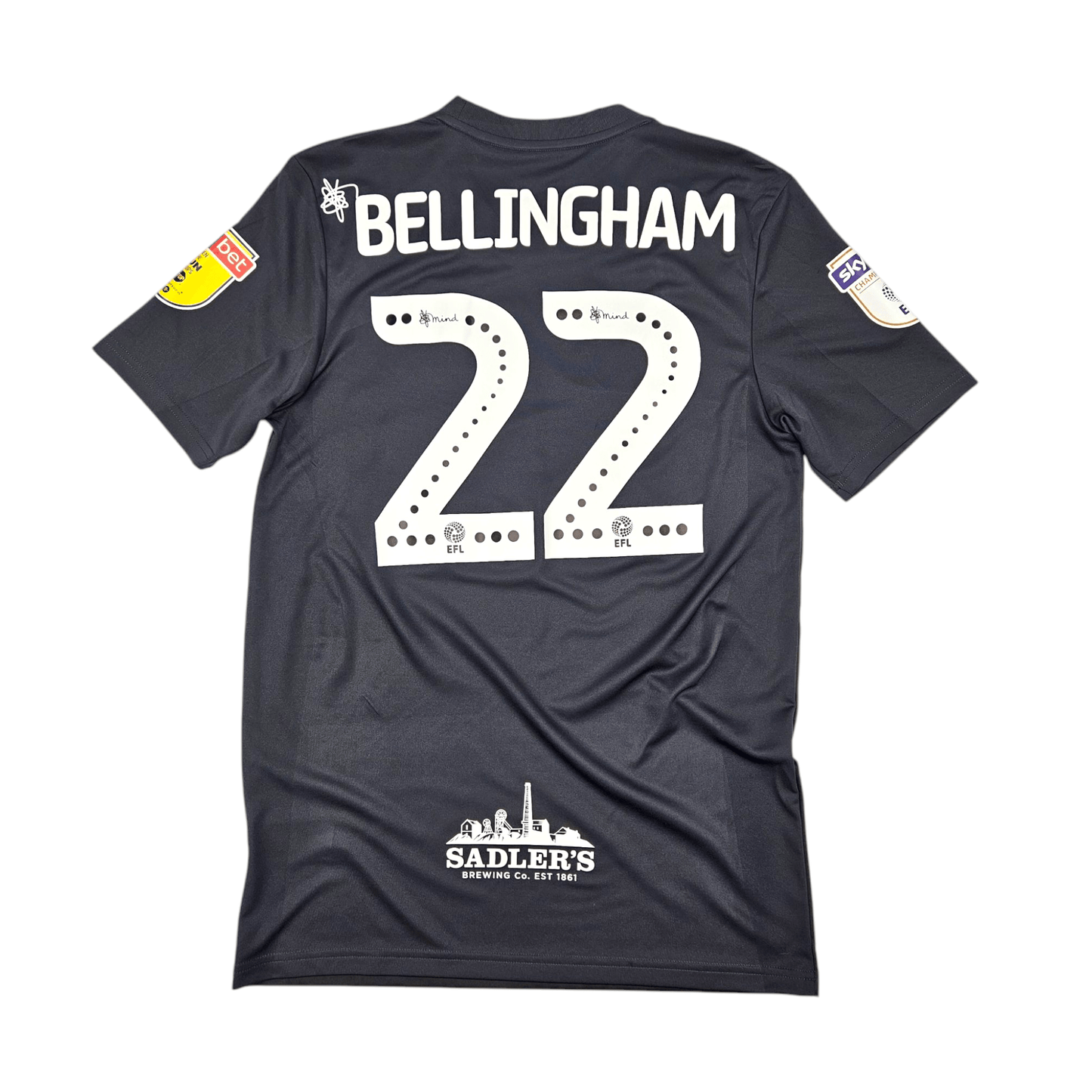 2019/20 Birmingham City Away Football Shirt (S) Adidas #22 Bellingham
