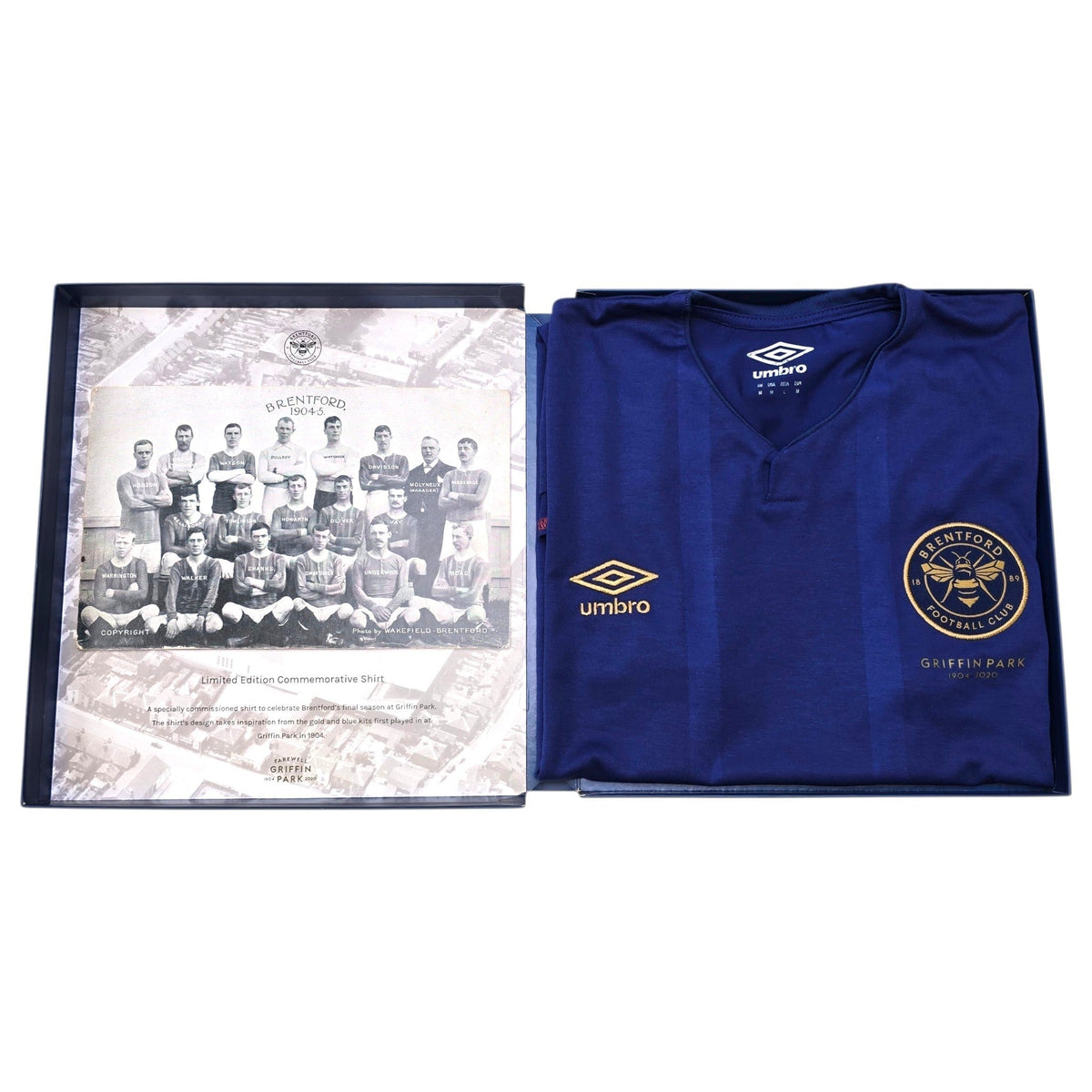 2019/20 Brentford Special Edition Football Shirt (M) Umbro Commemorative 'Griffin Park' | Boxed