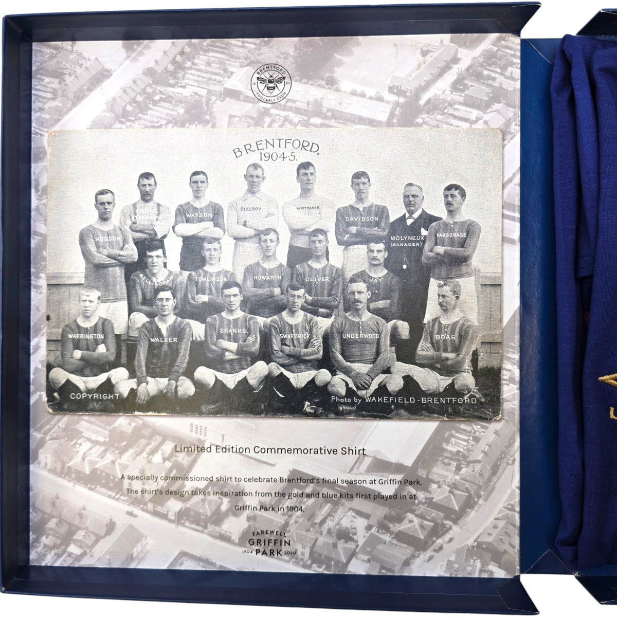 2019/20 Brentford Special Edition Football Shirt (M) Umbro Commemorative 'Griffin Park' | Boxed