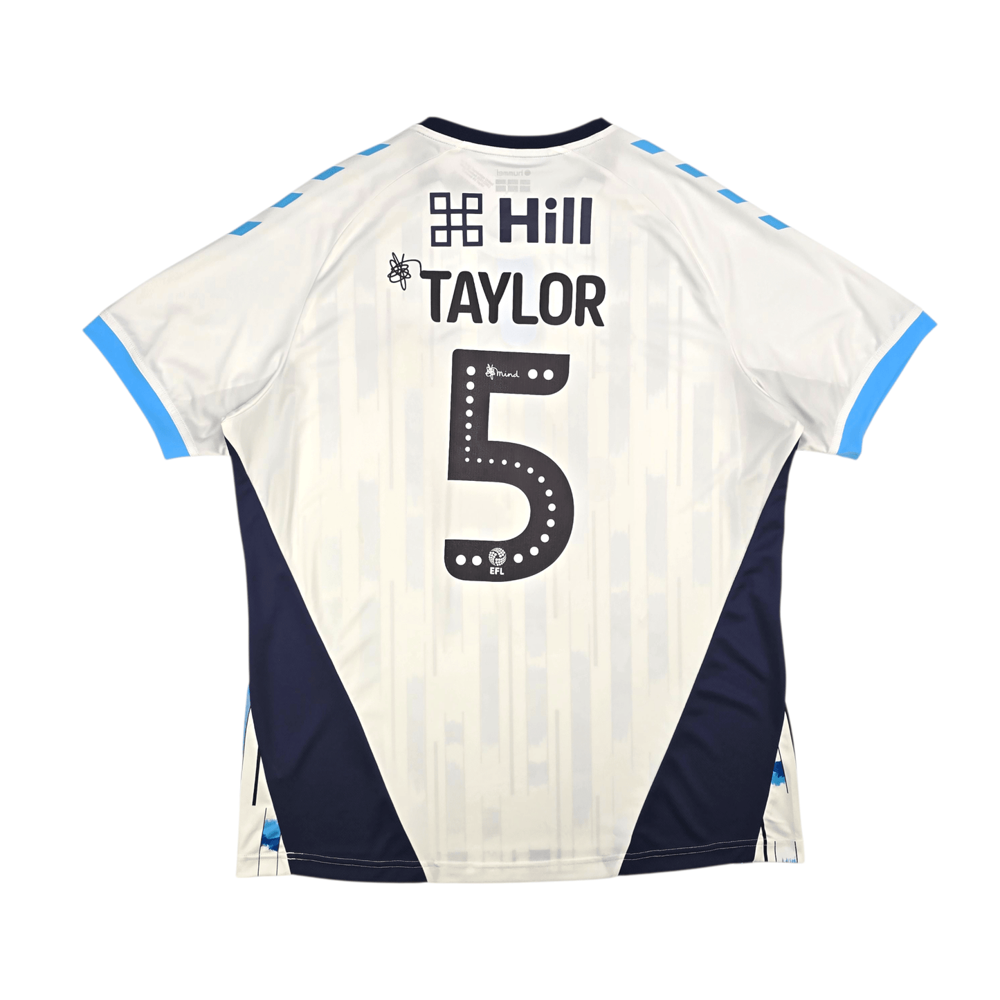 2019/20 Cambridge United Away Football Shirt (2XL) Hummel #5 Taylor