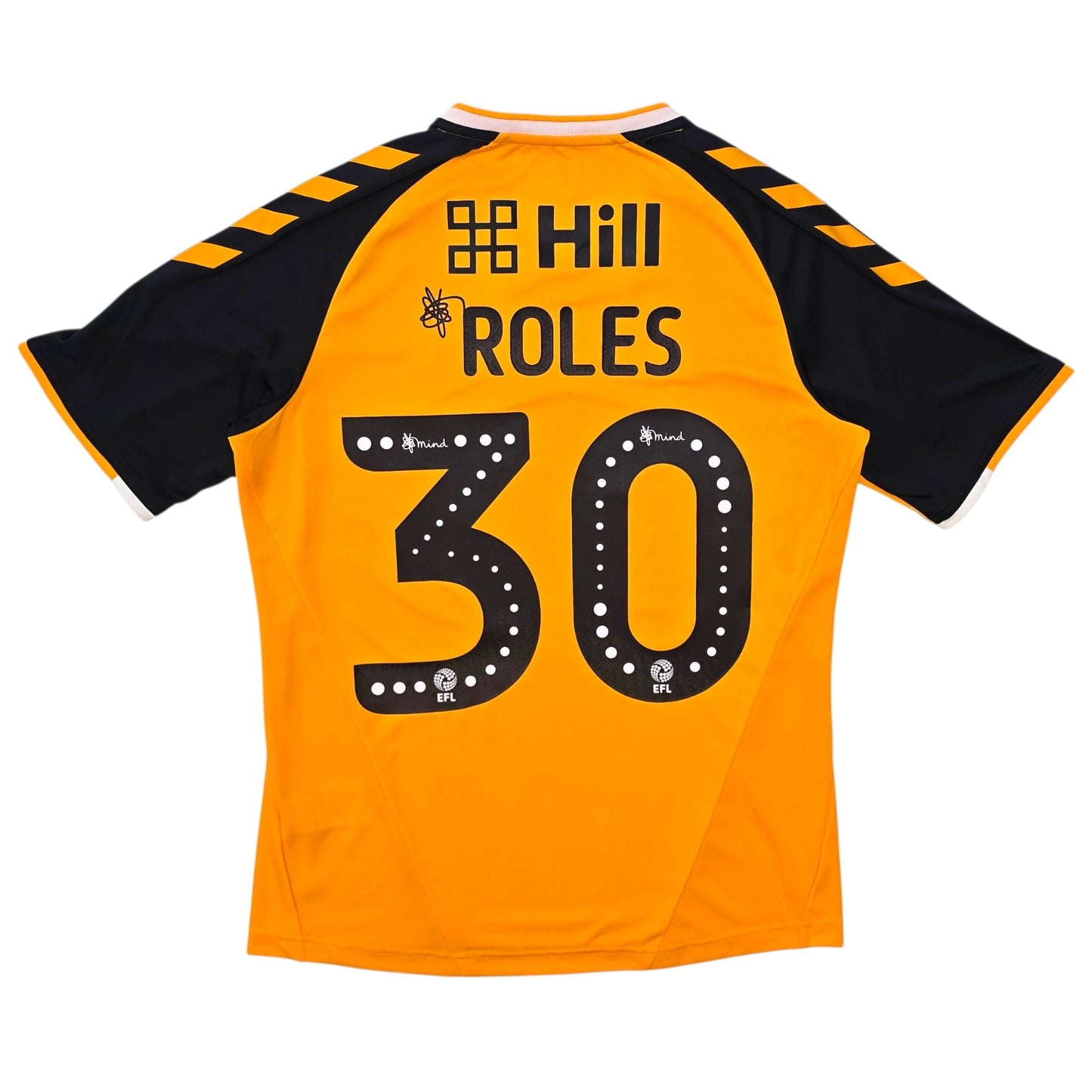 2019/20 Cambridge United Home Football Shirt (M) Hummel #30 Roles