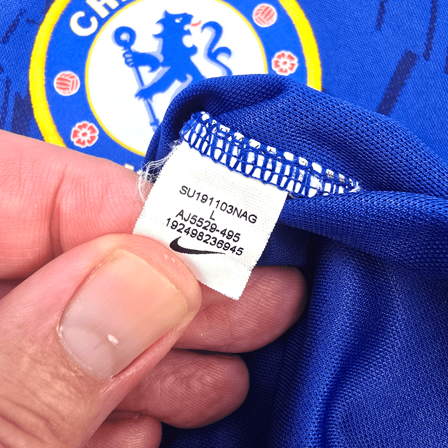 2019/20 Chelsea Home Football Shirt (L) Nike #7 Kante