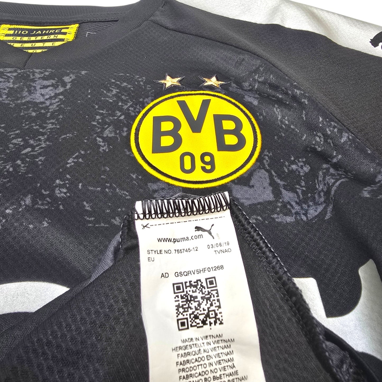 2019/20 Dortmund Away Football Shirt (M) Puma #17 Haaland