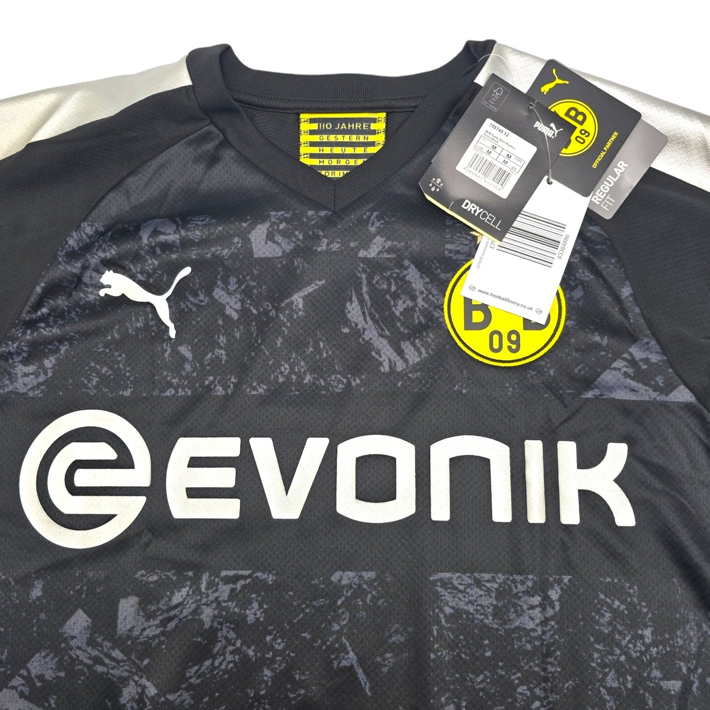 2019/20 Dortmund Away Football Shirt (M) Puma #19 Brandt (BNWTs)