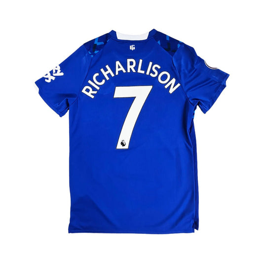 2019/20 Everton Home Football Shirt (S) Umbro # 7 Richarlison