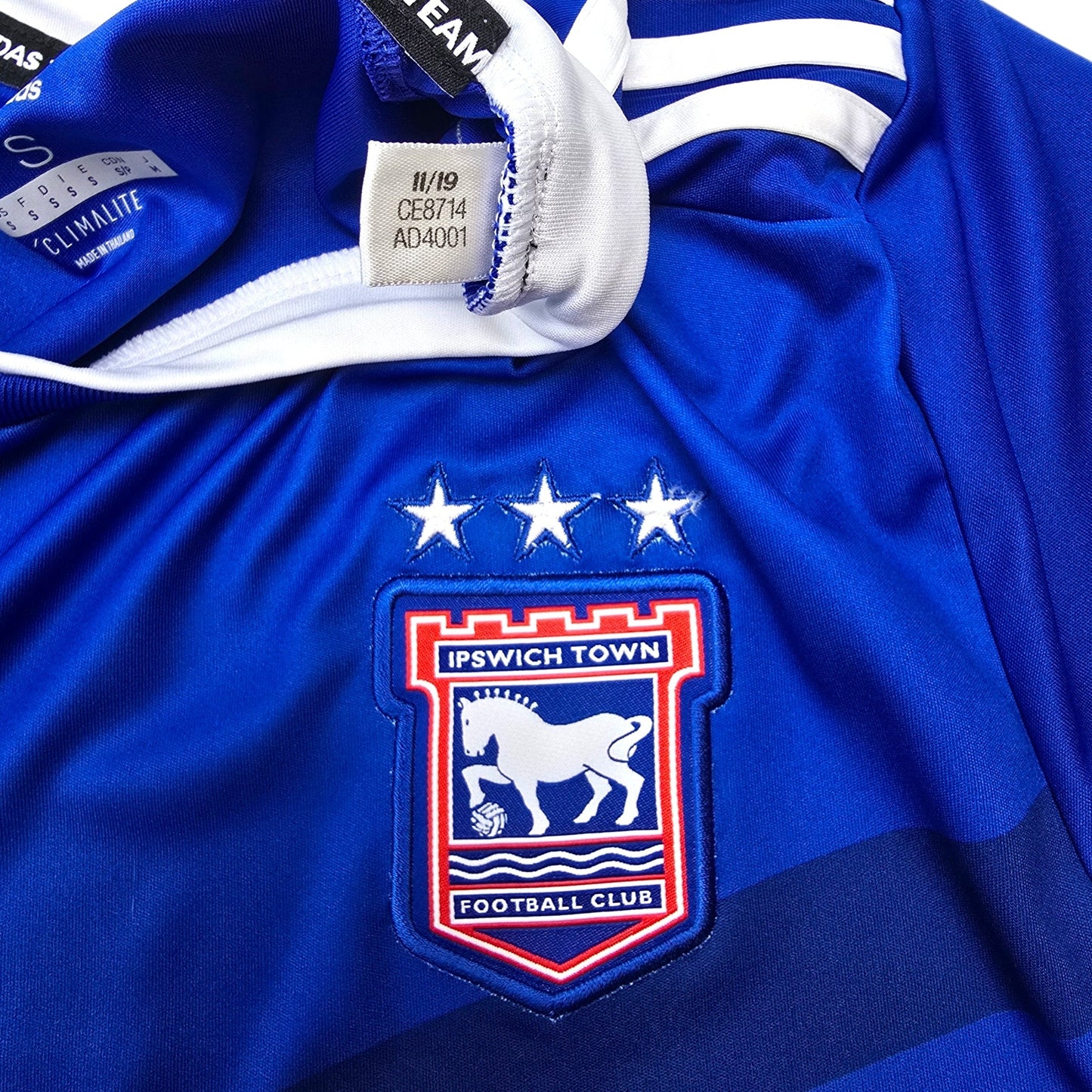2019/20 Ipswich Town Home Football Shirt (S) Adidas