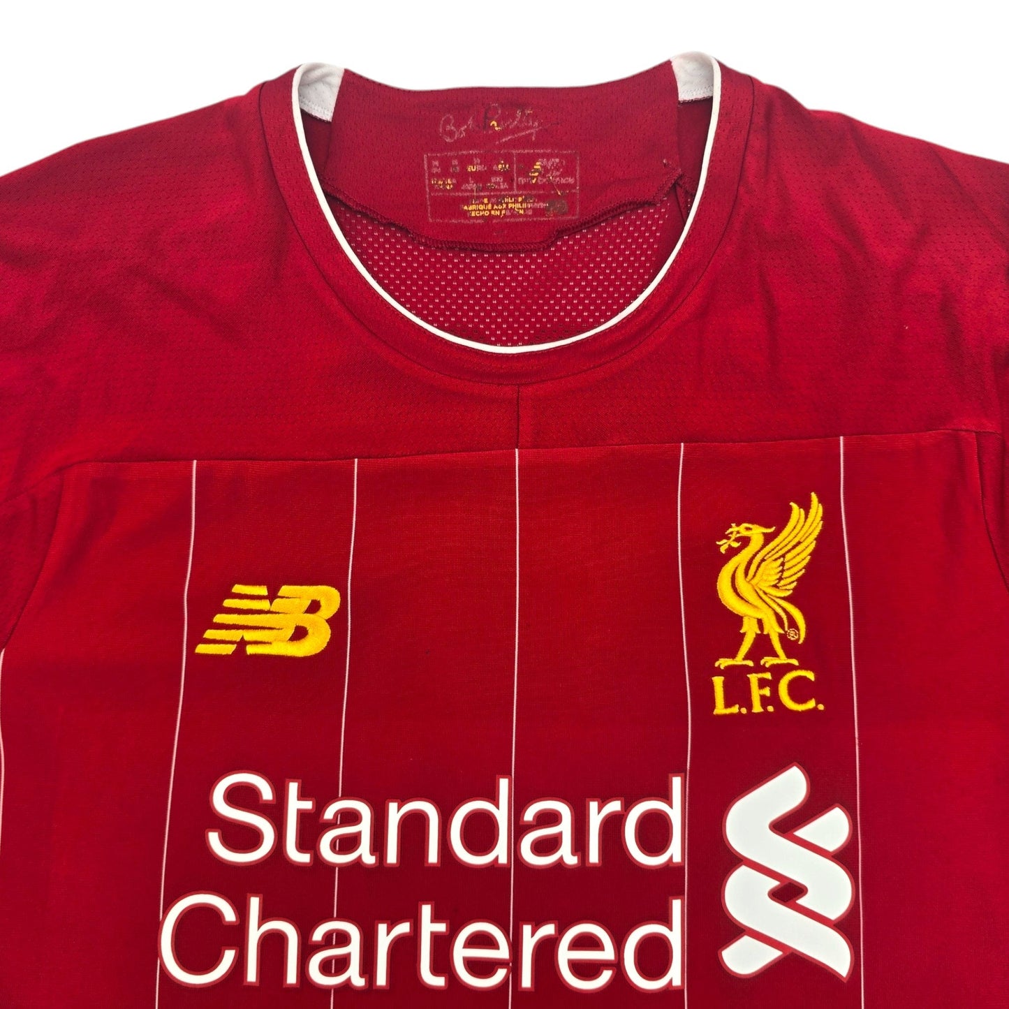 2019/20 Liverpool Home Football Shirt (M) New Balance #4 Virgil