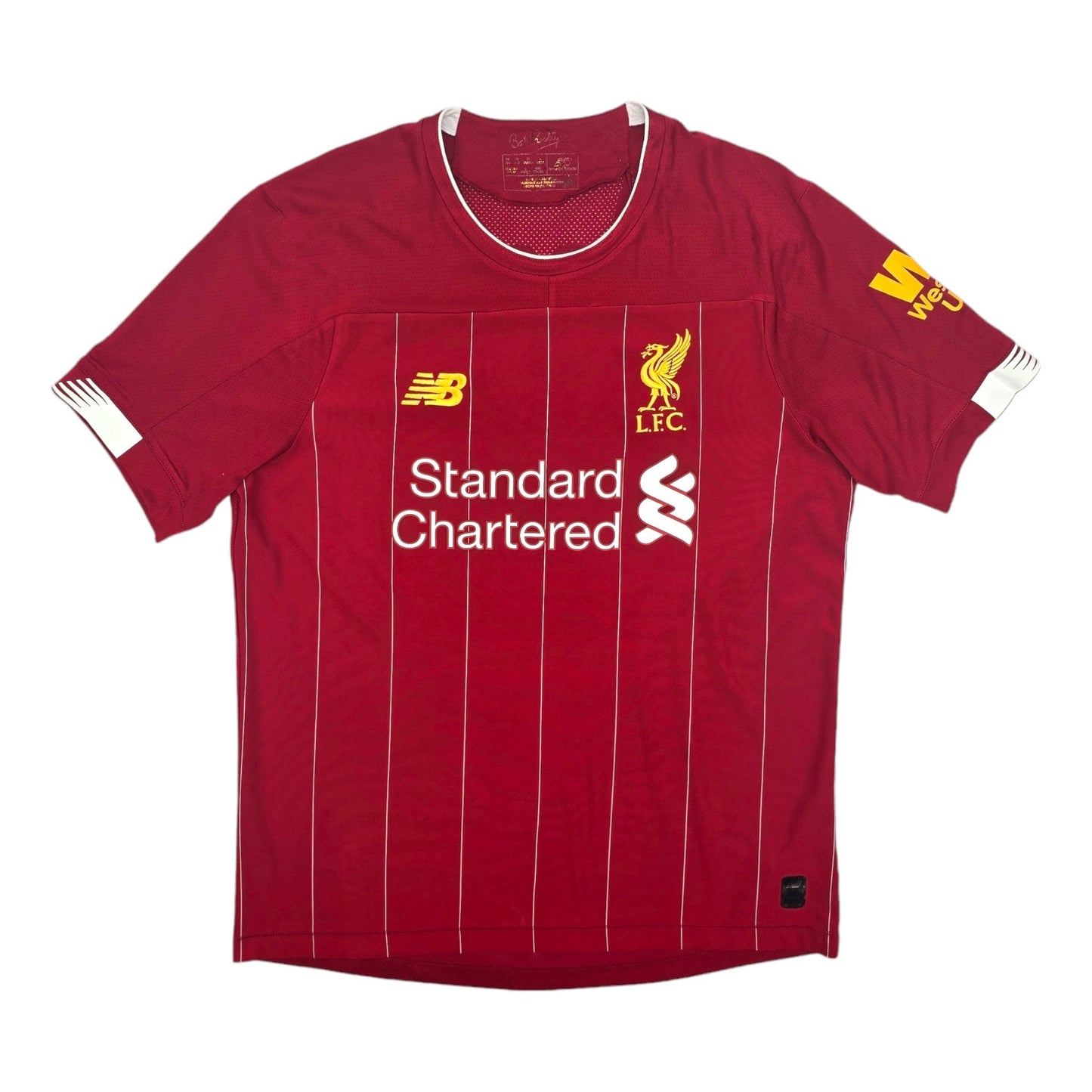 2019/20 Liverpool Home Football Shirt (M) New Balance #4 Virgil