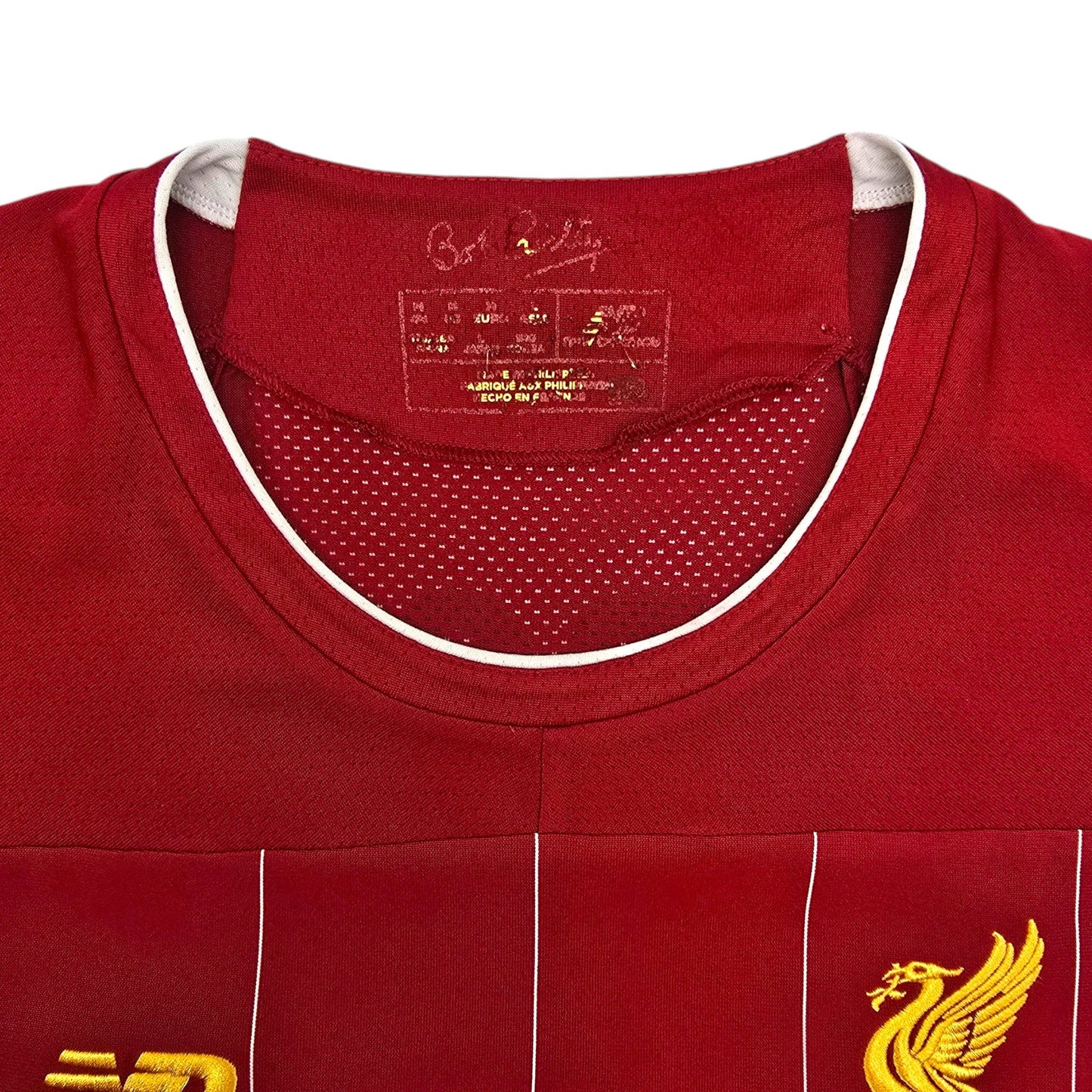 2019/20 Liverpool Home Football Shirt (M) New Balance #4 Virgil