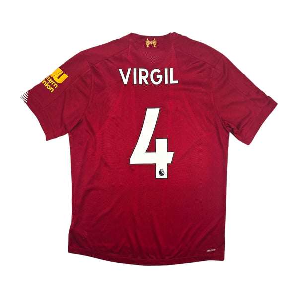 2019/20 Liverpool Home Football Shirt (M) New Balance #4 Virgil