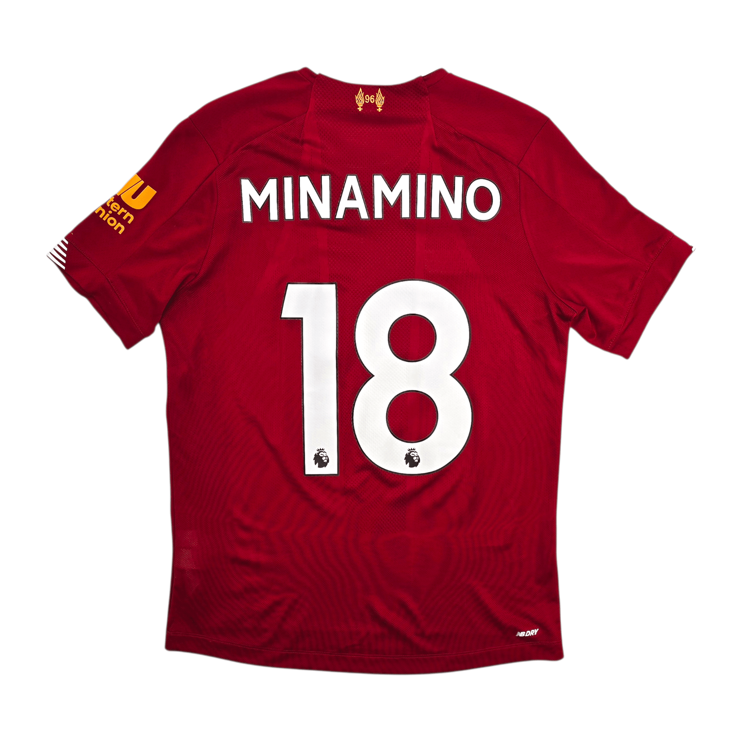 2019/20 Liverpool Home Football Shirt (S) New Balance #18 Minamino