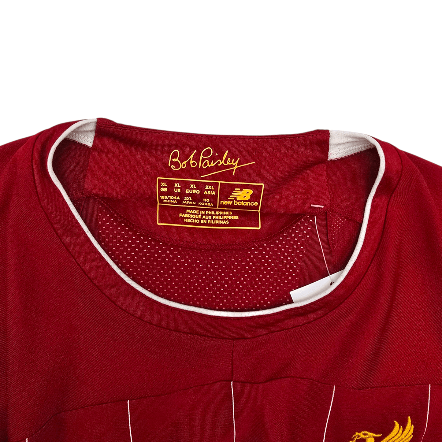 2019/20 Liverpool Home Football Shirt (XL) New Balance #4 Virgil