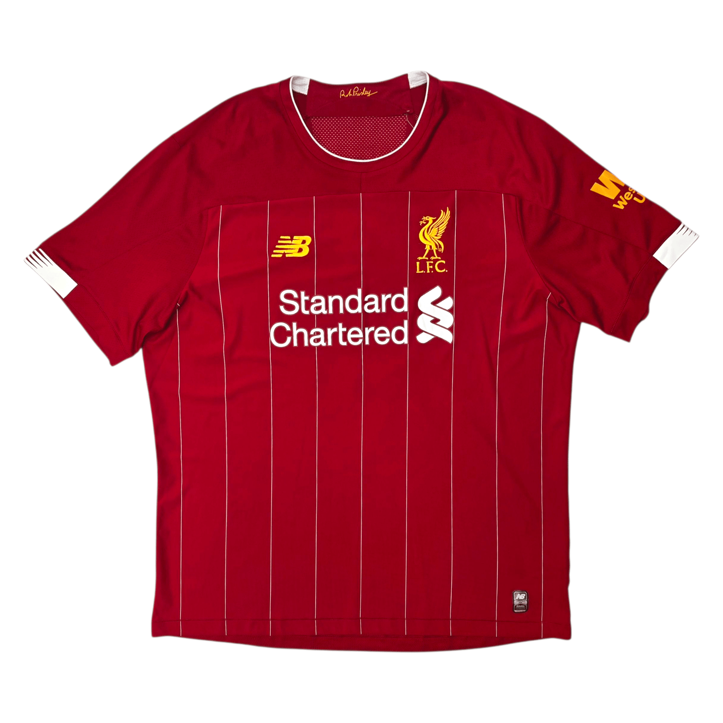 2019/20 Liverpool Home Football Shirt (XL) New Balance #4 Virgil