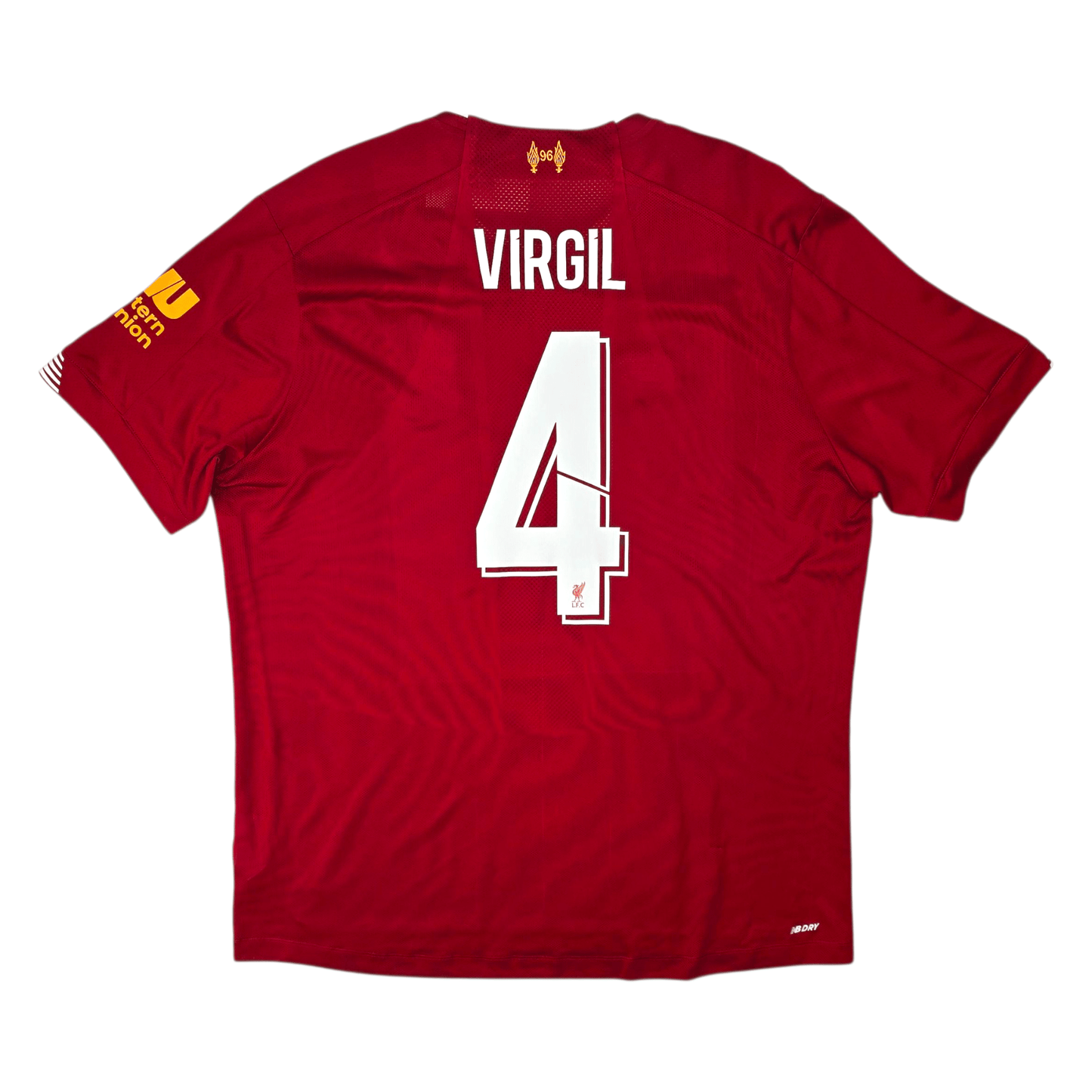 2019/20 Liverpool Home Football Shirt (XL) New Balance #4 Virgil
