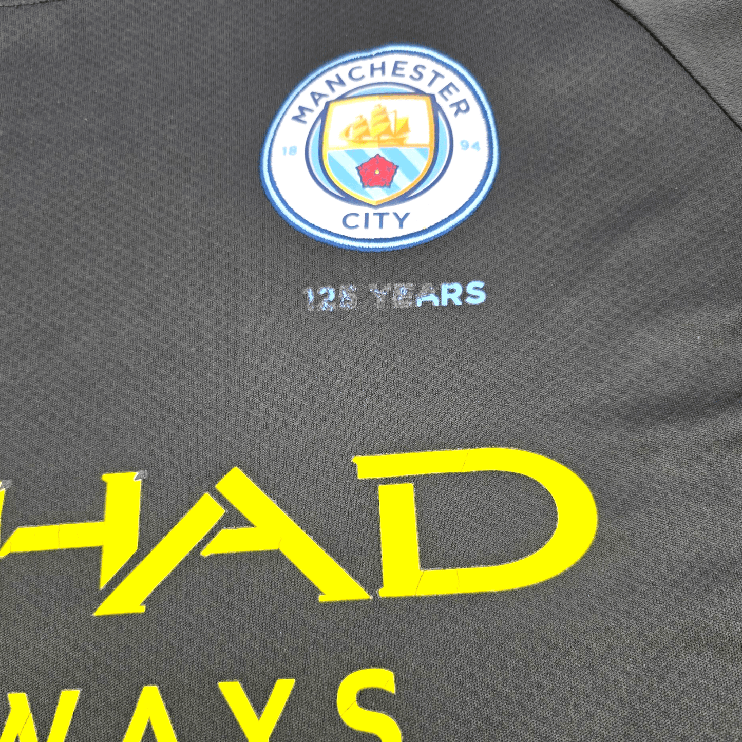 2019/20 Manchester City Away Football Shirt (M) Puma #26 Mahrez