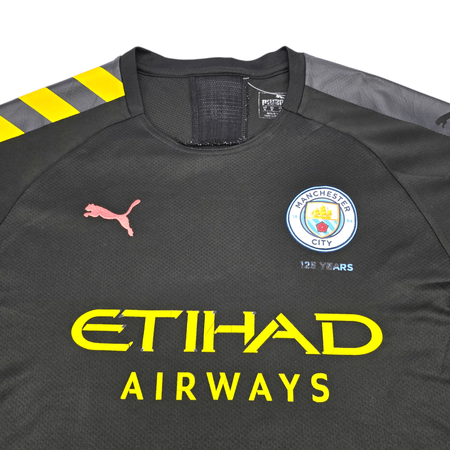 2019/20 Manchester City Away Football Shirt (M) Puma #26 Mahrez