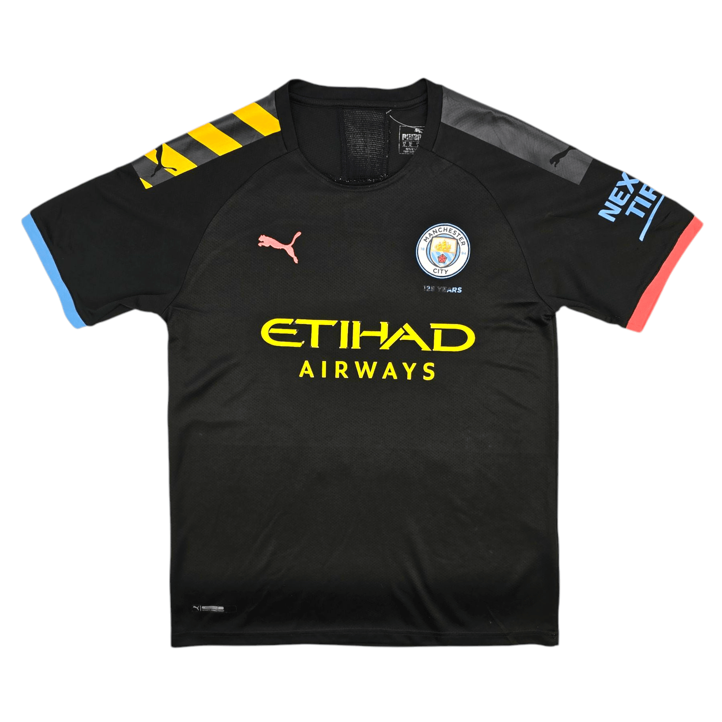 2019/20 Manchester City Away Football Shirt (M) Puma #26 Mahrez