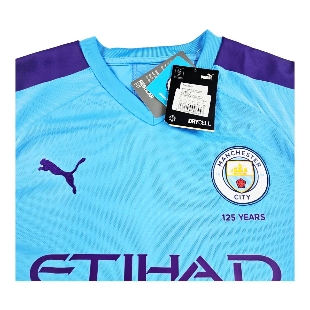 2019/20 Manchester City Home Football Shirt (L) Puma # 17 De Bruyne