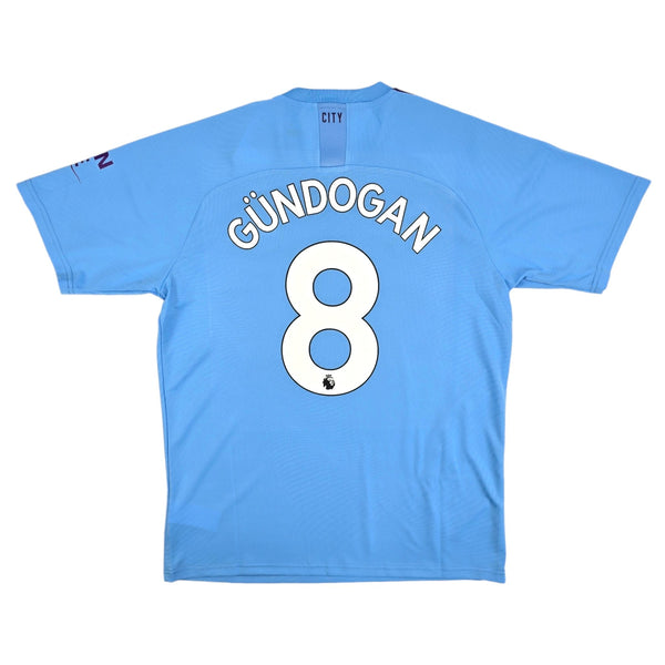 2019/20 Manchester City Home Football Shirt (L) Puma #8 Gundogan (BNWTs)