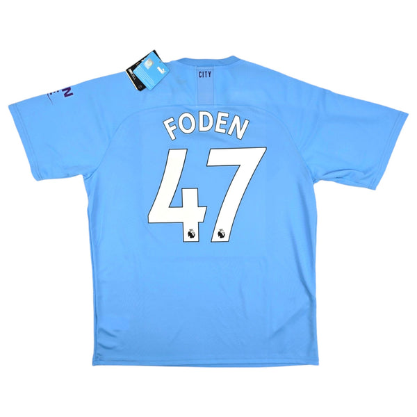 2019/20 Manchester City Home Football Shirt (XL) Puma #47 Foden (BNWTs)