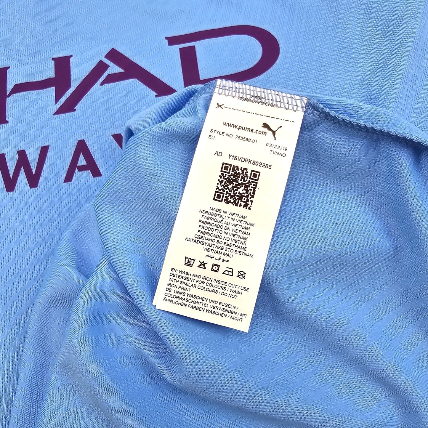 2019/20 Manchester City Home Football Shirt (XL) Puma #47 Foden (BNWTs)