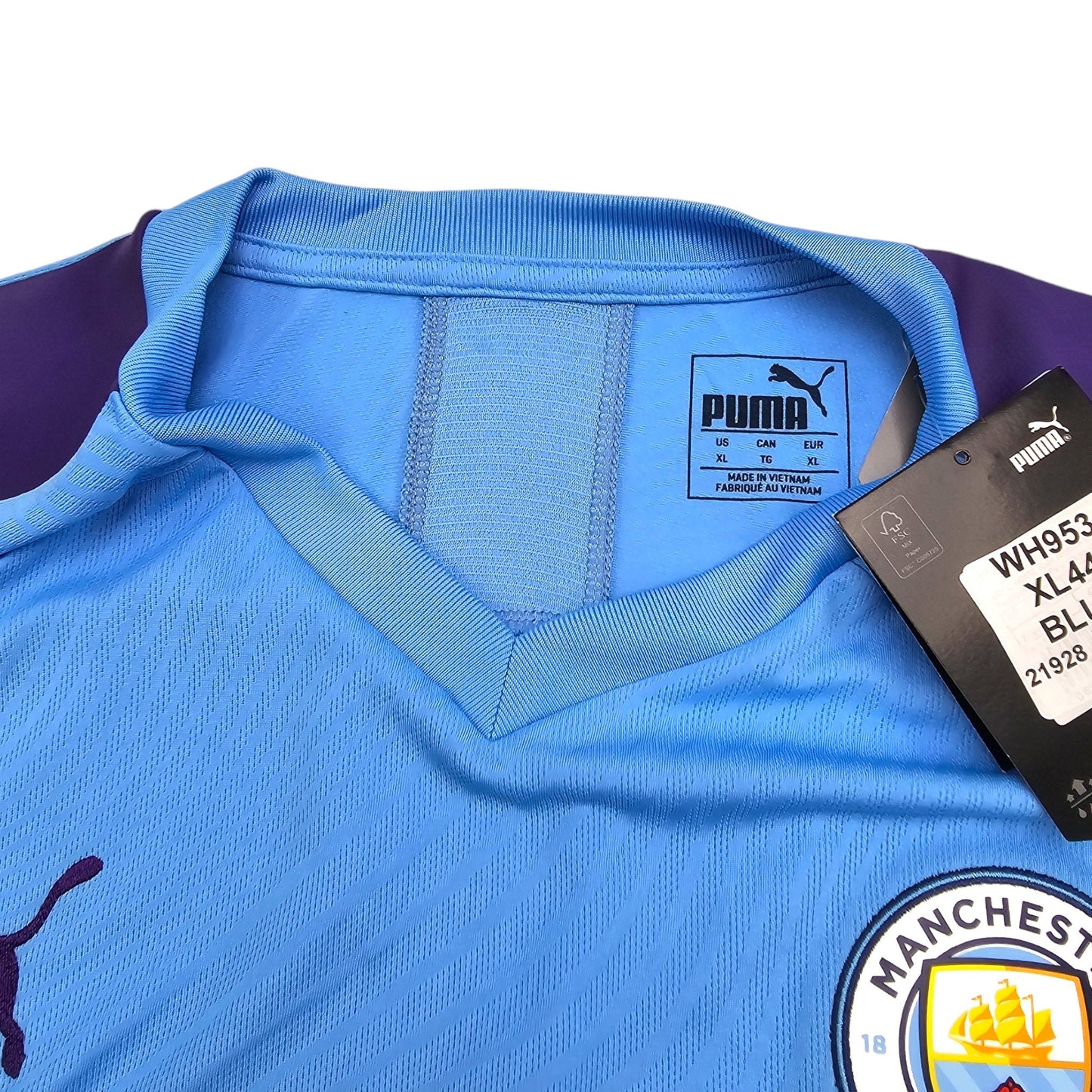 2019/20 Manchester City Home Football Shirt (XL) Puma #47 Foden (BNWTs)