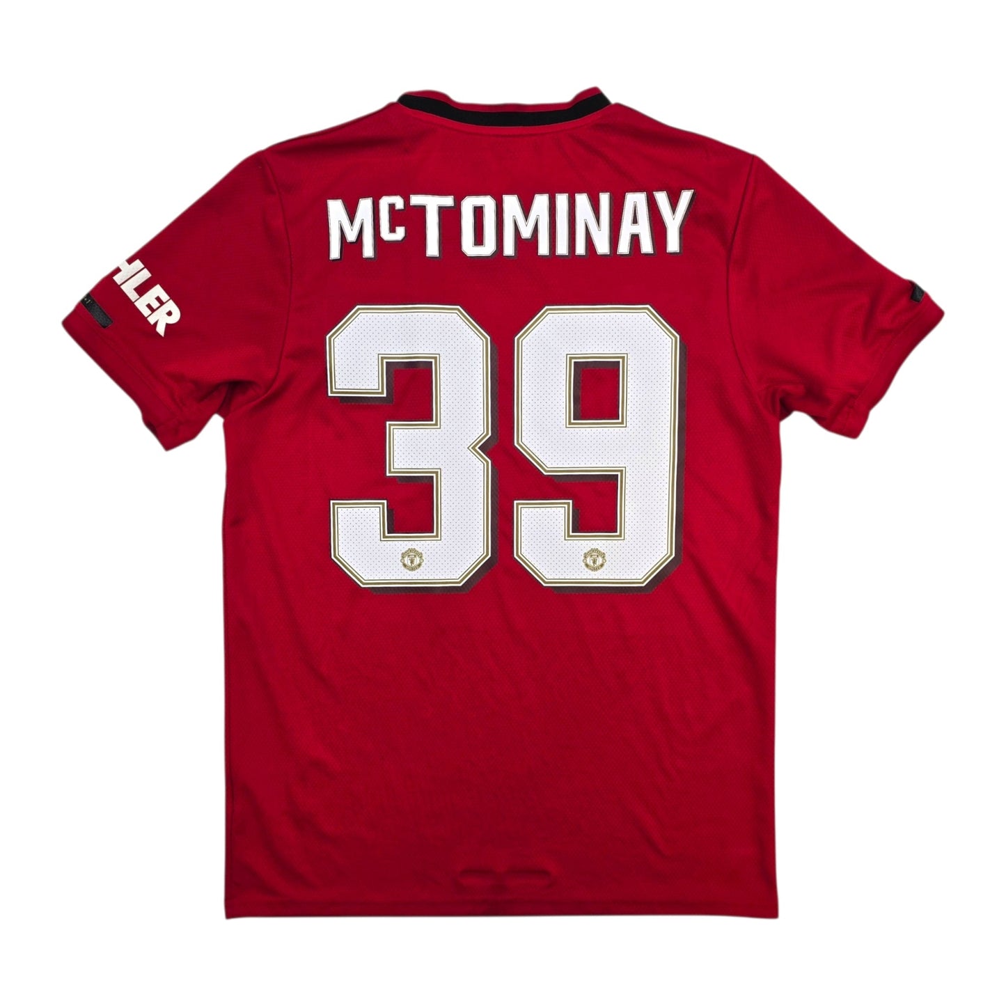 2019/20 Manchester United Home Football Shirt (M) Adidas #39 McTominay
