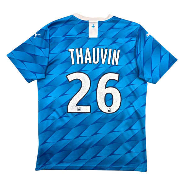 2019/20 Olympique Marseille Away Football Shirt (M) Puma #26 Thauvin