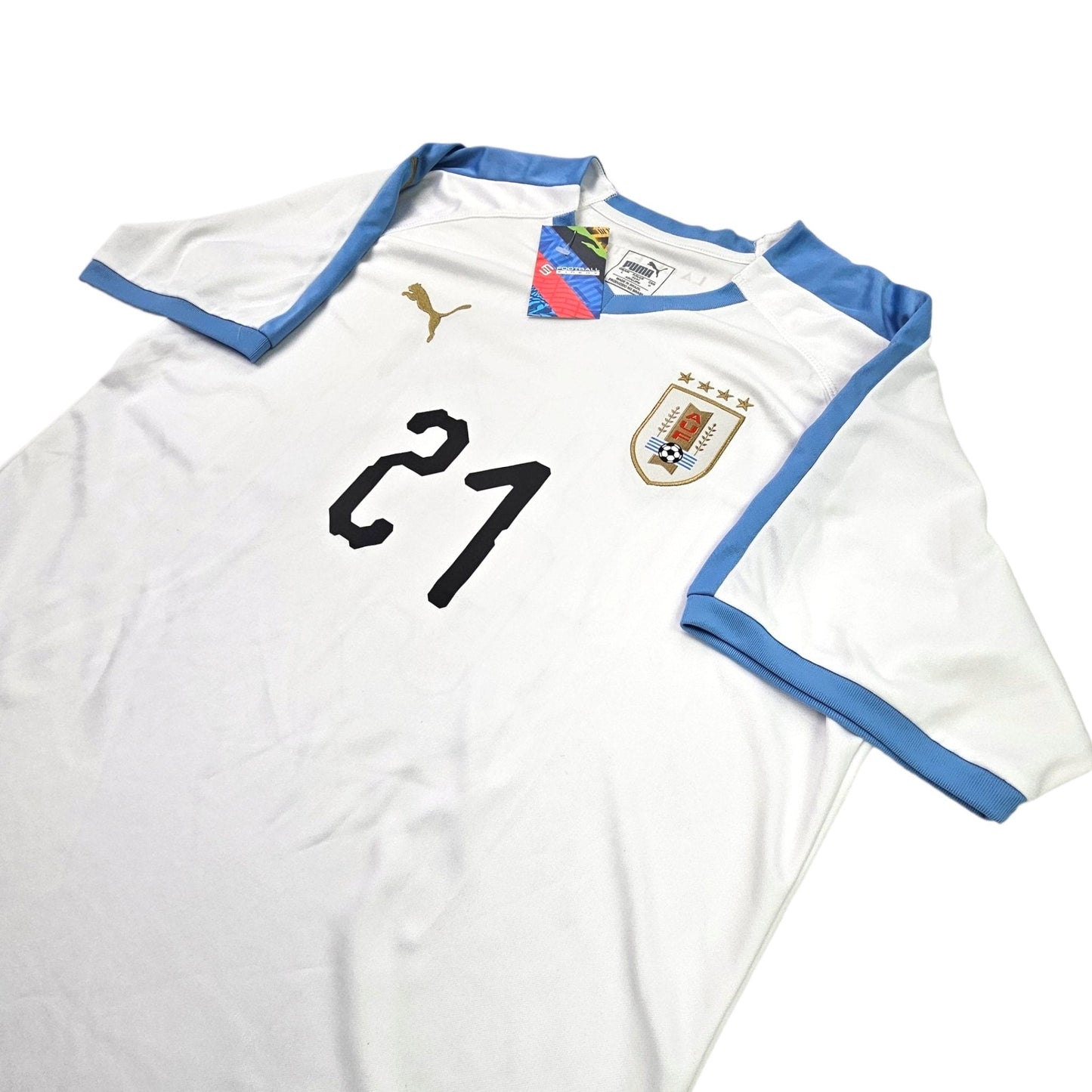 2019/20 Uruguay Away Football Shirt (L) Puma #21 Cavani