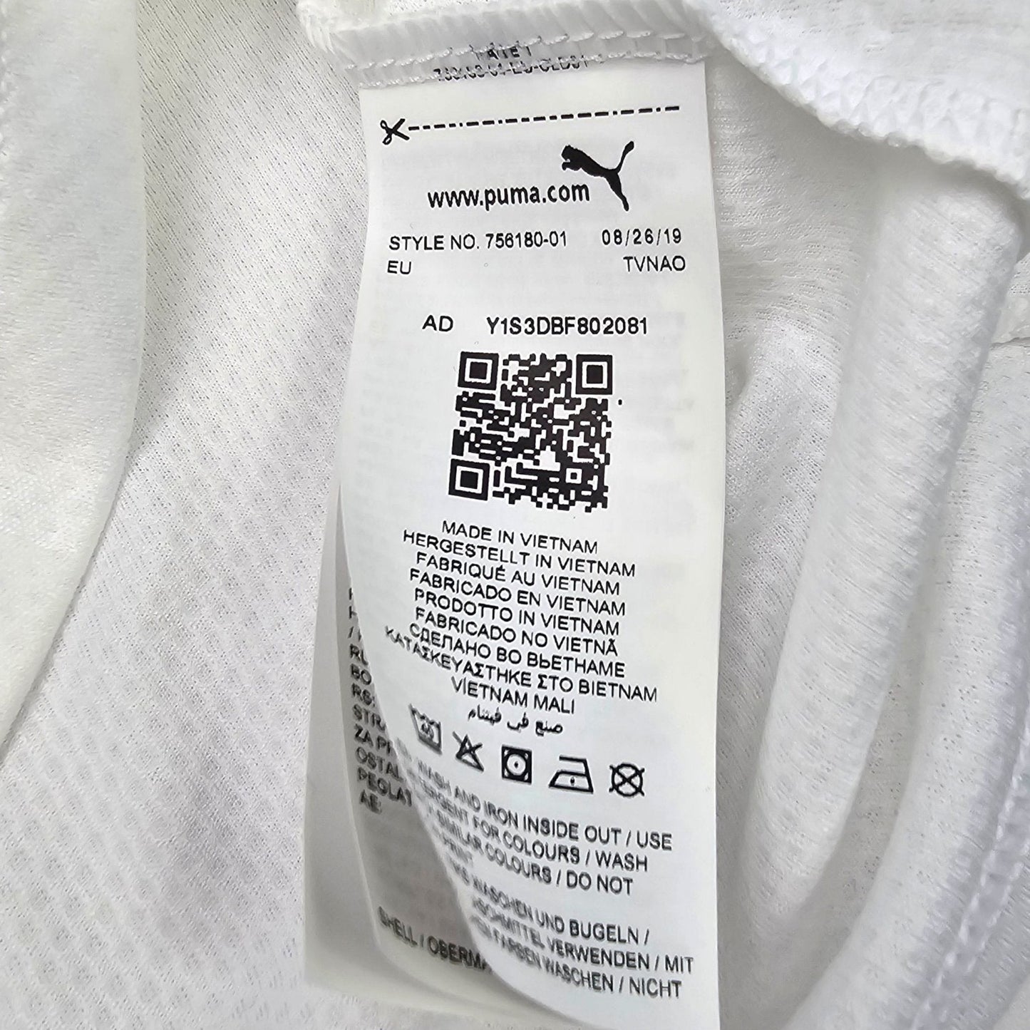 2019/20 Valencia Home Football Shirt (M) Puma (BNWTs)