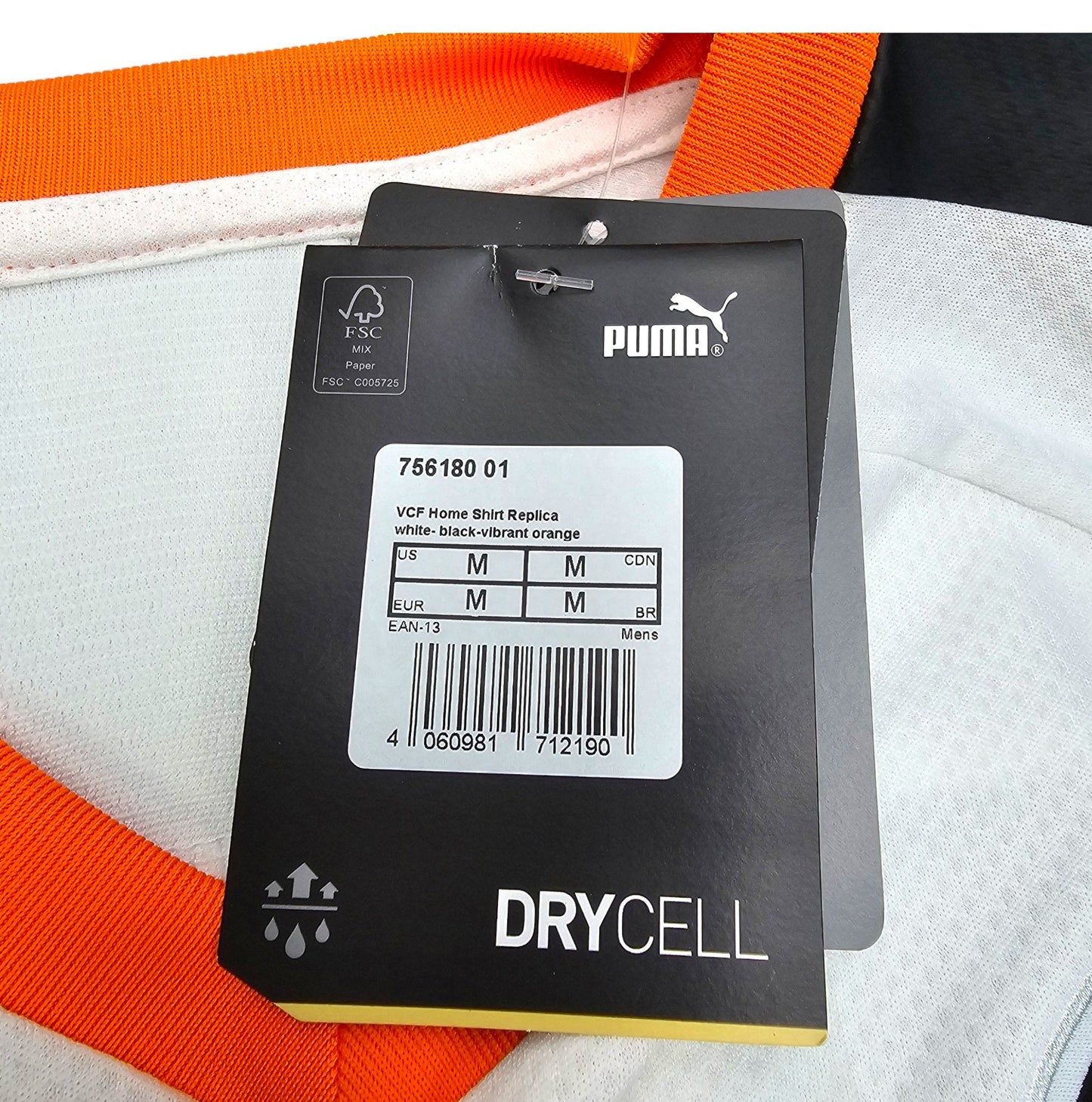 2019/20 Valencia Home Football Shirt (M) Puma (BNWTs)